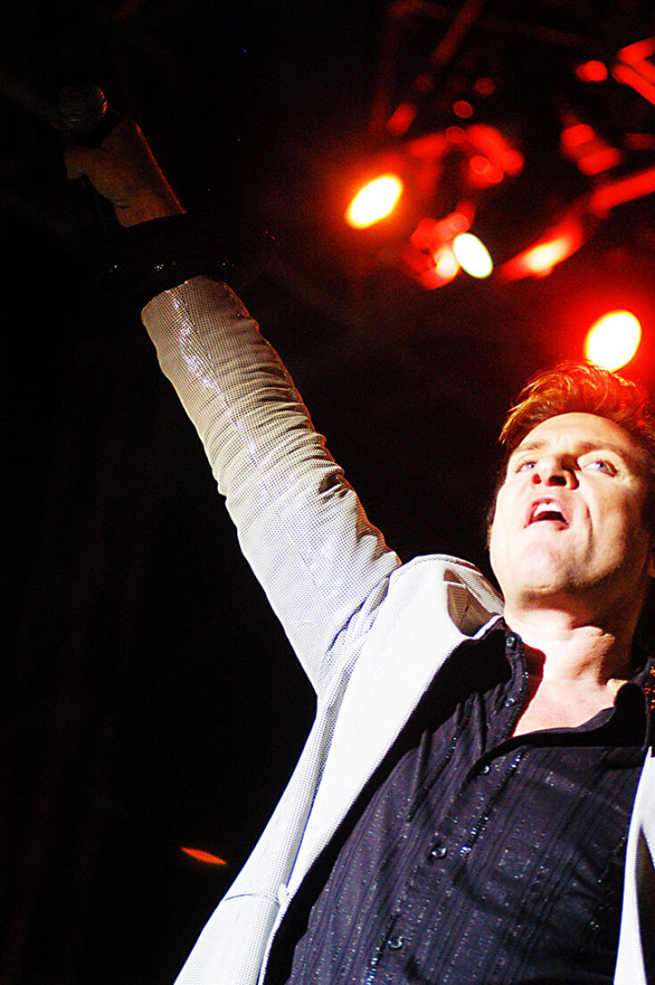 Στιγμιότυπο από τη συναυλία των Duran Duran στην Ελλάδα το καλοκαίρι του 2005