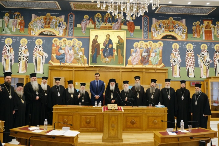 Κικίλας στο συνοδικό μέγαρο