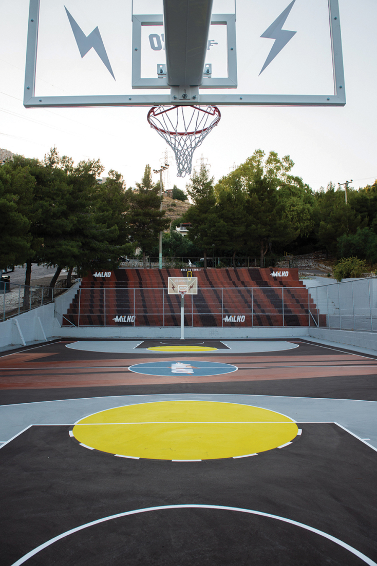 Το γήπεδο Μπάσκετ της Αγίας Βαρβάρας