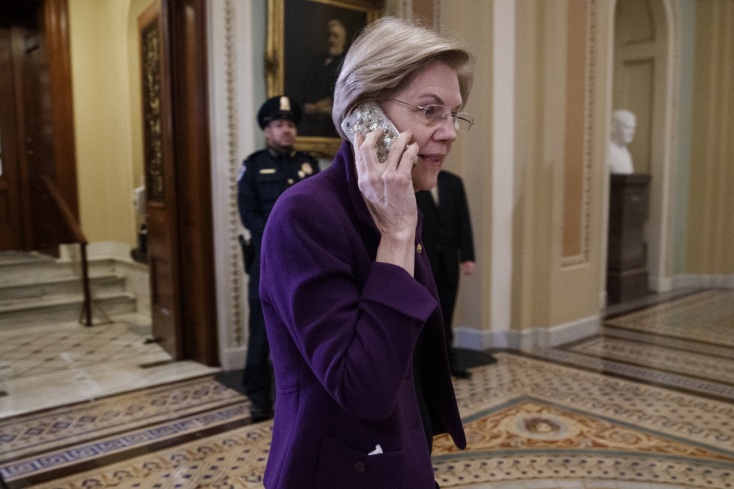 Ελίζαμπεθ Γουόρεν, Δημοκρατικοί, ΗΠΑ