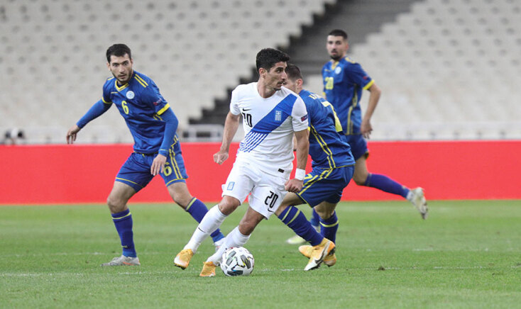 Ελλάδα - Κόσοβο: Δυνατές μονομαχίες είχε η αναμέτρηση για το Nations League στο ΟΑΚΑ