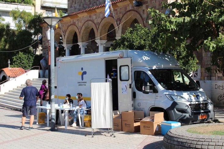 Rapid τεστ από κλιμάκια του ΕΟΔΥ