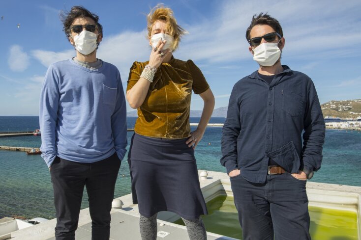 Λένα Κιτσοπούλου (Ερωτικές κατρ ποσταλ από την Ελλάδα), Στέγη Ιδρύματος Ωνάση