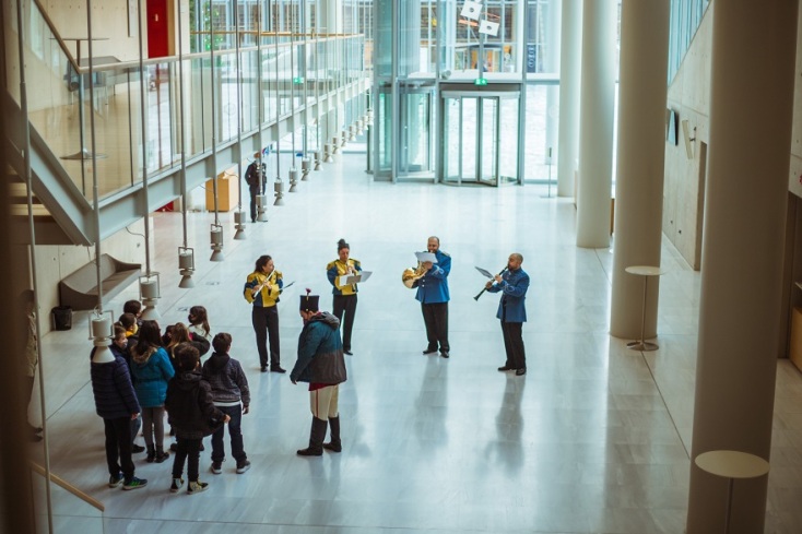 Στιγμιότυπο από το κυριακάτικο πρωινό.