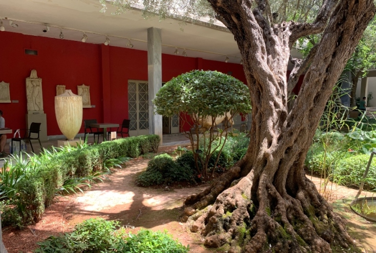 Το cafe του Εθνικού Αρχαιολογικού Μουσείου 