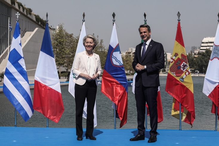 Ούρσουλα φον ντερ Λάιεν - Κυριάκος Μητσοτάκης