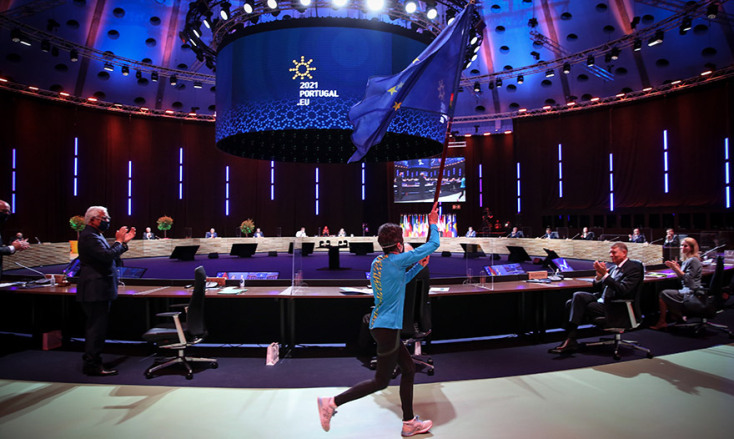 Πρώτη ημέρα των εργασιών της άτυπης Συνόδου Κορυφής των Ευρωπαίων ηγετών στο Πόρτο της Πορτογαλίας 