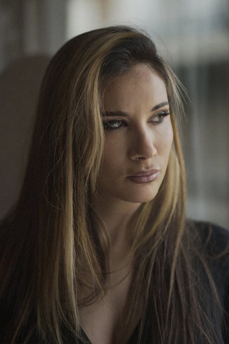 Η Εύη Καλογηροπούλου. 