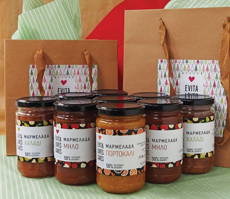 Σπιτικές μαρμελάδες από το Evita Loves Cakes