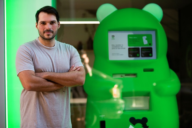 Ο Φάνης από την ομάδα της Green Panda