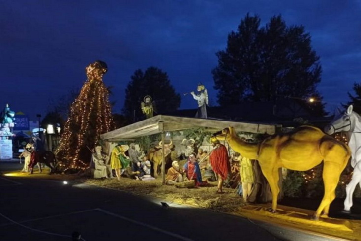 H φάτνη που θεωρήθηκε η μεγαλύτερη της Ευρώπης στη Θεσσαλονίκη.