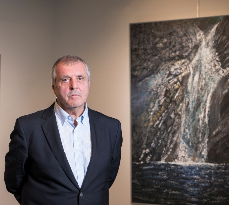 Ο συλλέκτης και δημιουργός του χώρου "16 Φωκίωνος Νέγρη", Σωτήρης Φέλιος 