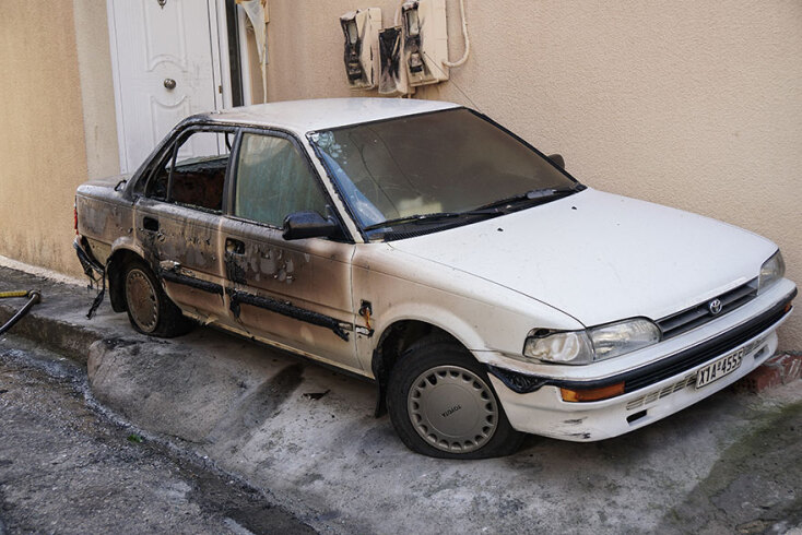 Φωτιά σε αποθήκη εθελοντών στη Χίο