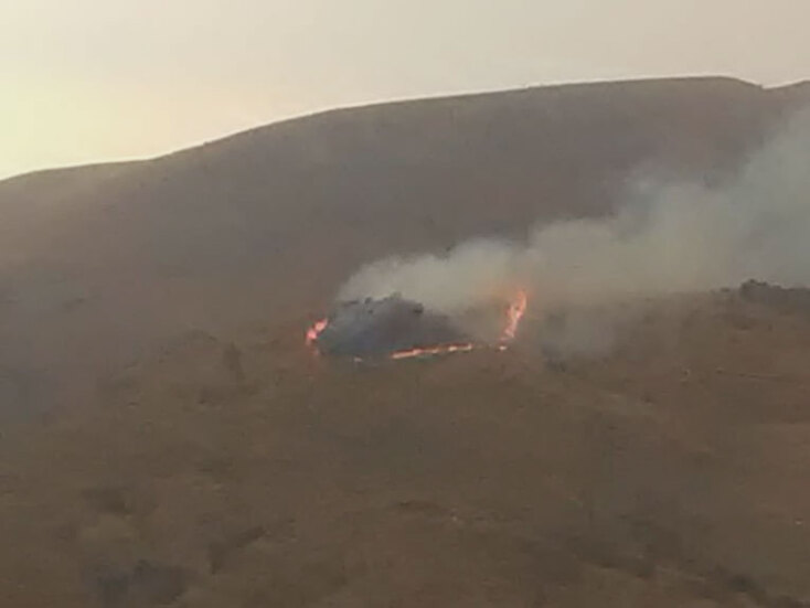 Πυρκαγιά στον παλιό σκουπιδότοπο στη Χίο
