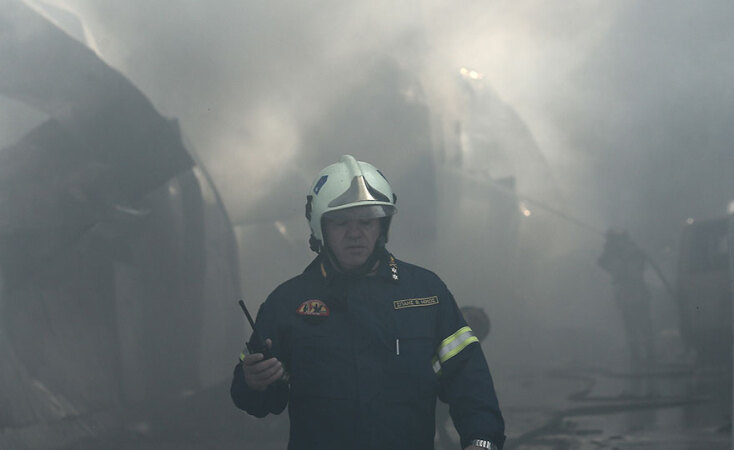 Πυρκαγιά σε εργοστάσιο βιομηχανίας χάρτου