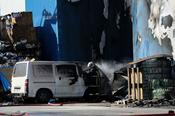 Πυρκαγιά σε εργοστάσιο βιομηχανίας χάρτου