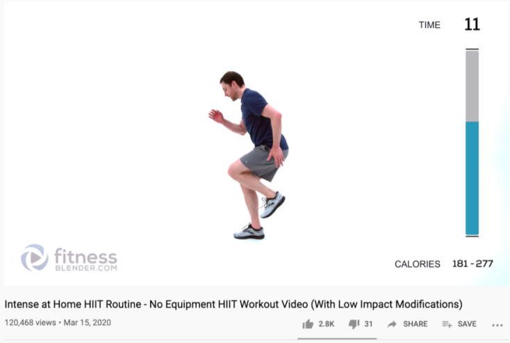 Γυμνάσου online με το Fitness Blender