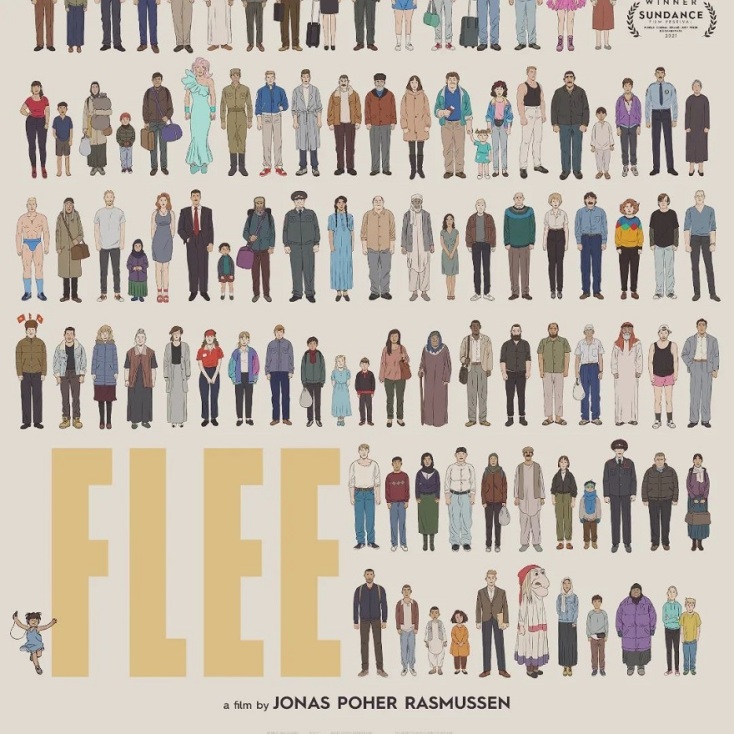 Η αφίσα του «Flee». 