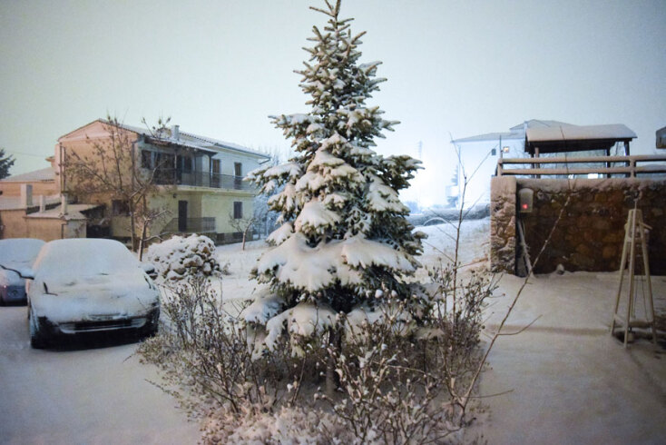 Χιόνια στη Φλώρινα