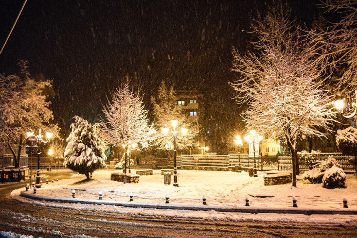 Χιόνια στη Φλώρινα