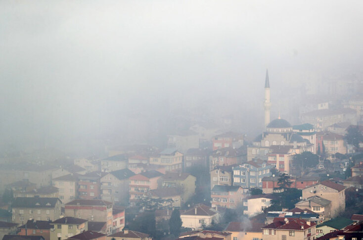 Ομίχλη στην Κωνσταντινούπολη