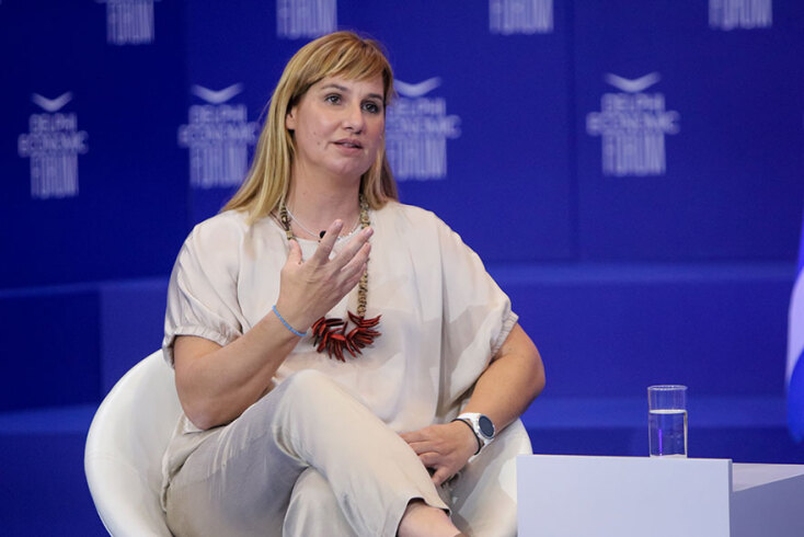 Η Σοφία Μπεκατώρου έδωσε μία ακόμη απάντηση στους επικριτές της στην ομιλία της στο 6ο Οικονομικό Φόρουμ των Δελφών για τη σεξουαλική κακοποίηση
