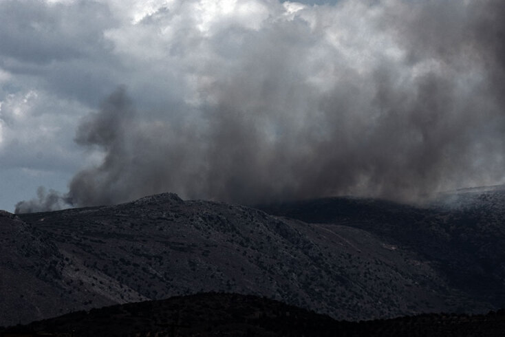 Φωτιά στην Αργολίδα: Το Αραχναίο όρος παραδομένο στις φλόγες