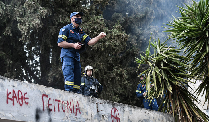 ΠΥΡΚΑΓΙΑ ΣΕ ΚΤΗΡΙΟ ΣΤΟ ΑΛΣΟΣ ΤΗΣ ΚΑΙΣΑΡΙΑΝΗΣ