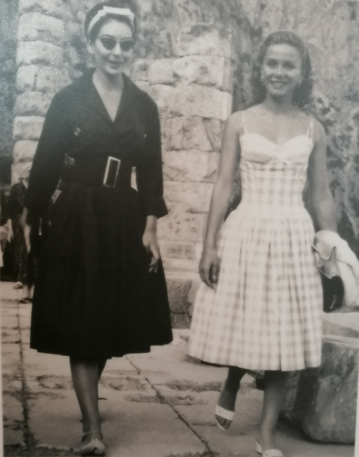 Η Μαρία Κάλλας και η Τίνα Λιβανού στους Δελφούς (1959)