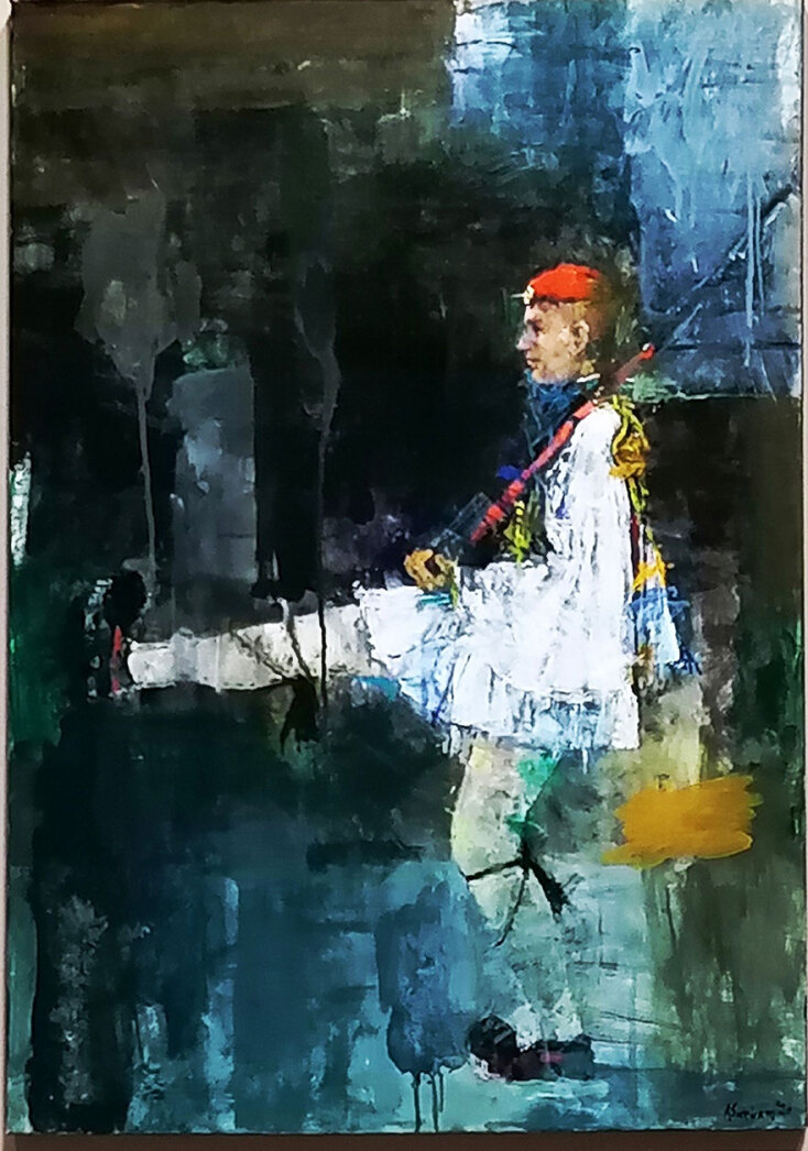 Φρουρός. Έργο του Γιάννη Αδαμάκη