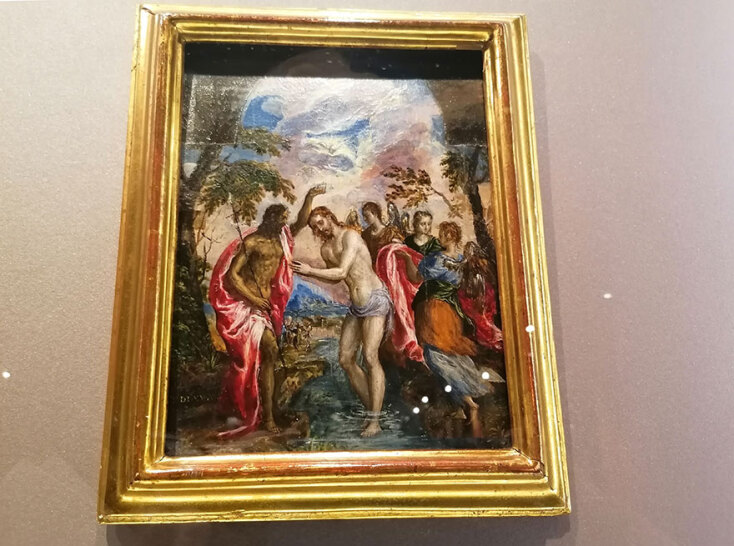 El Greco, «Η Βάπτιση του Χριστού»