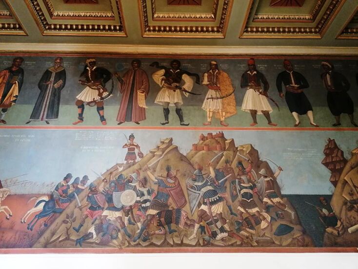 Δοξαπατρής αγωνίζεται στο Αράκλοβο, όπου εκεί έγινε η σφοδρότατη μάχη εναντίον των Φράγκων σταυροφόρων