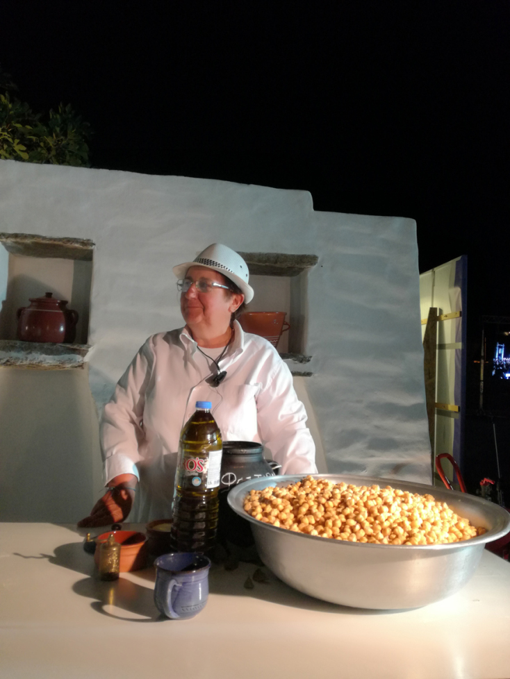 Τα ρεβίθια έτοιμα για μαγείρεμα