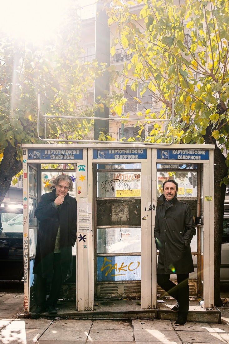 Ο Παναγιώτης Καλαντζόπουλος και ο Ρένος Χαραλαμπίδης.