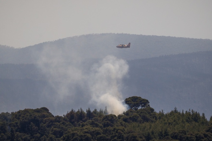 ΠΥΡΚΑΓΙΑ ΣΕ ΔΑΣΙΚΗ ΕΚΤΑΣΗ ΣΤΗΝ ΚΟΡΙΝΘΙΑ