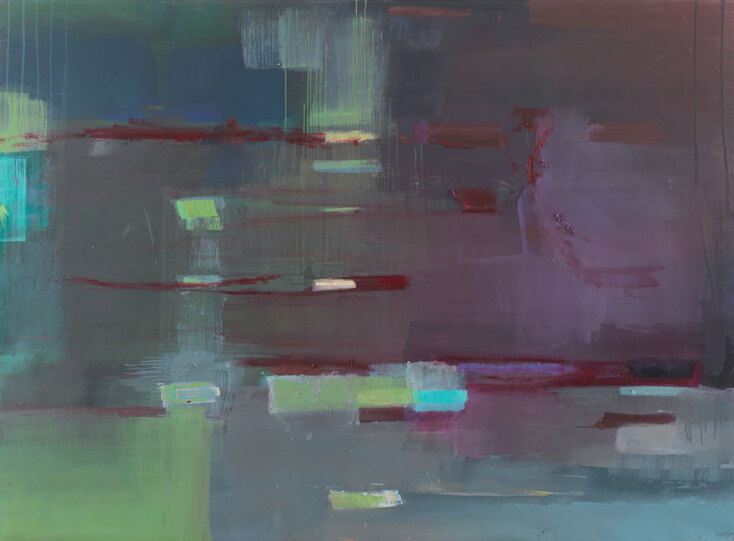 Γιάννης Αδαμάκος, Τοπία της Μνήμης II Λάδι σε Καμβά, 2017