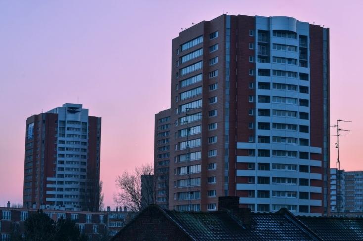 Κτίρια στην πόλη Ρουμπέ στη Γαλλία