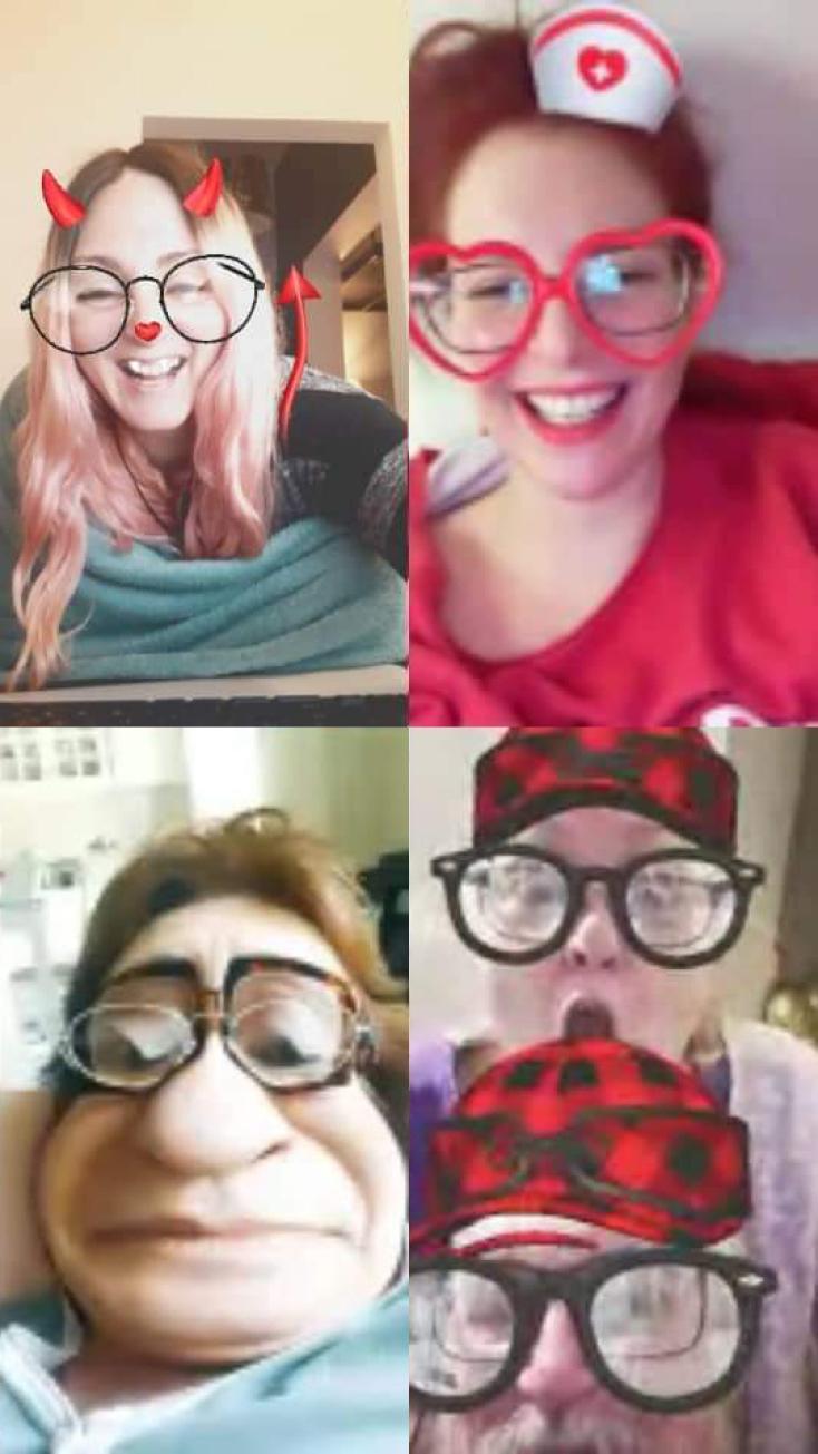 Η Μαριέττα Φαφούτη μιλάει με την οικογένειά της μέσω βιντεοκλήσης