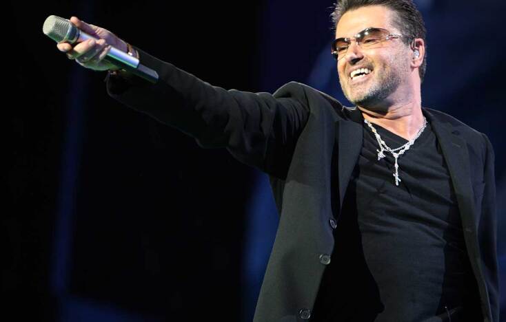 Στιγμιότυπο από συναυλία του George Michael στο ΟΑΚΑ