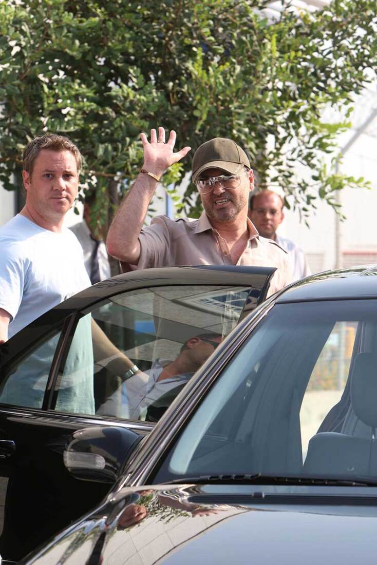 Στιγμιότυπο από συναυλία του George Michael στο ΟΑΚΑ