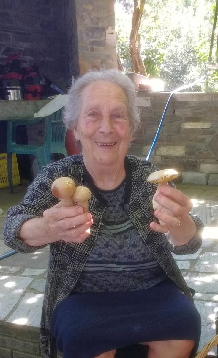Η γιαγιά Ευδοξία στο Πήλιο