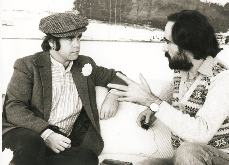 Ο Γιάννης Πετρίδης με τον Elton John