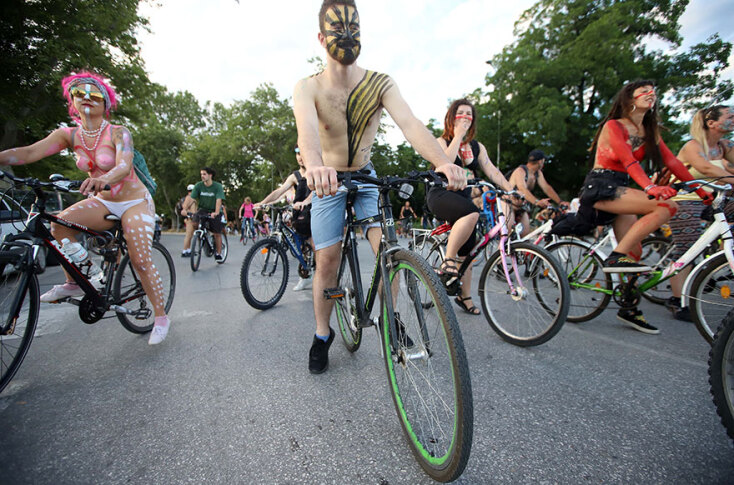 Γυμνή ποδηλατοδρομία © EUROKINISSI/ΜΟΤΙΟΝΤΕΑΜ/ΓΙΩΡΓΟΣ ΚΩΝΣΤΑΝΤΙΝΙΔΗΣ