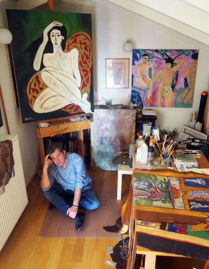 Ο ζωγράφος Γιώργος Παστάκας