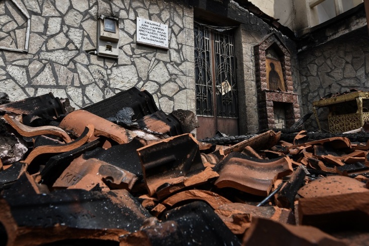 Φωτιές: Στιγμιότυπο από την επόμενη ημέρα της φωτιάς στη Γορτυνία