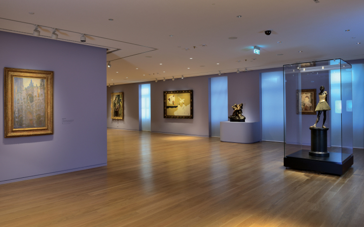 Άποψη του πρώτου ορόφου του Μουσείου Γουλανδρή 