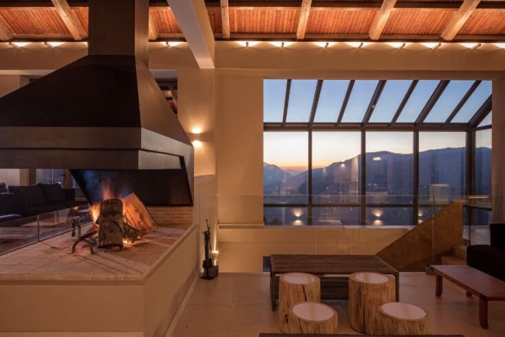 Lobby Grand Forest Metsovo