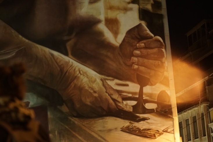 Τοιχογραφία του Guido Van Helten στα Εξάρχεια