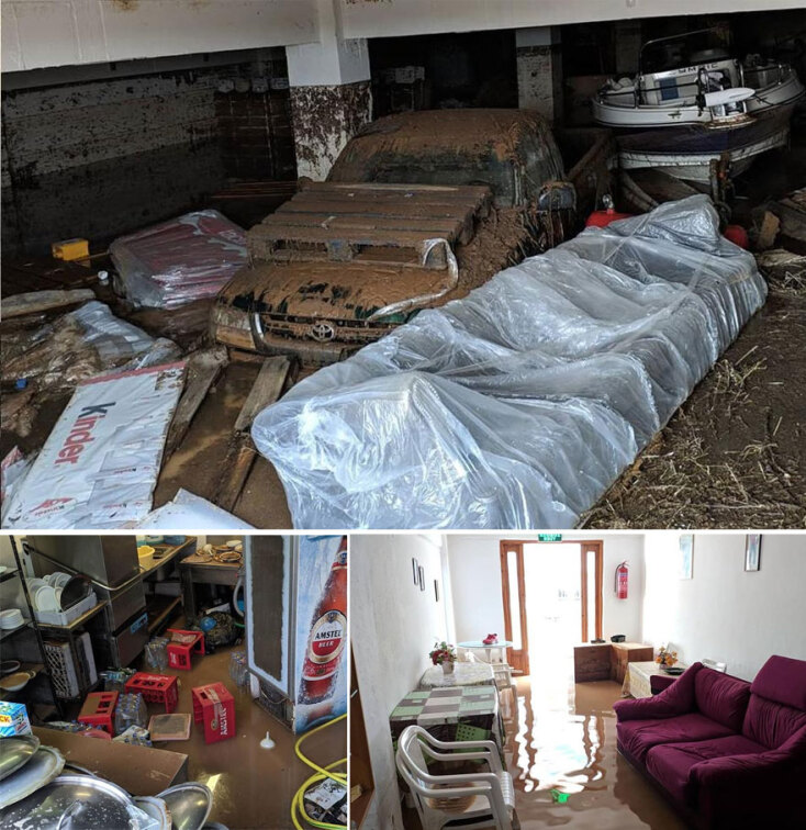 Πλημμύρισαν σπίτια και επιχειρήσεις στη Χαλκιδική