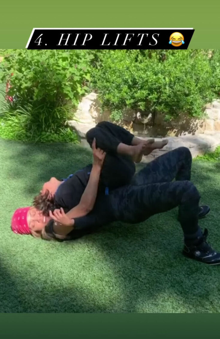 Η ηθοποιός halle Berry γυμνάζεται παρέα με το γιο της Maceo